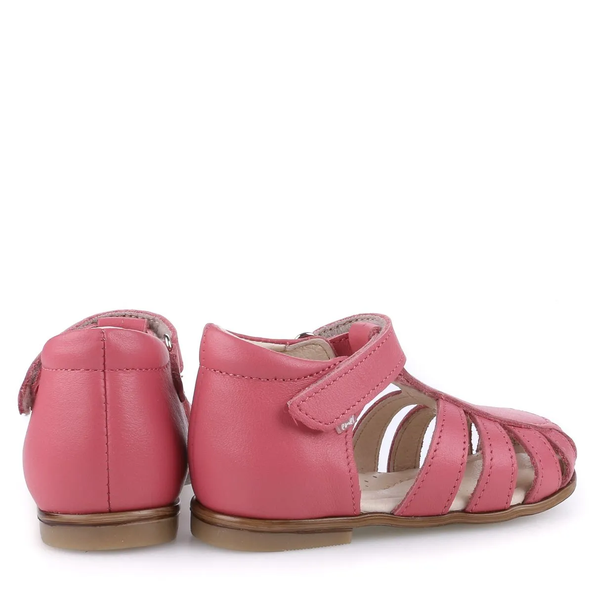 (1151A-6) Emel Dark Pink closed sandals