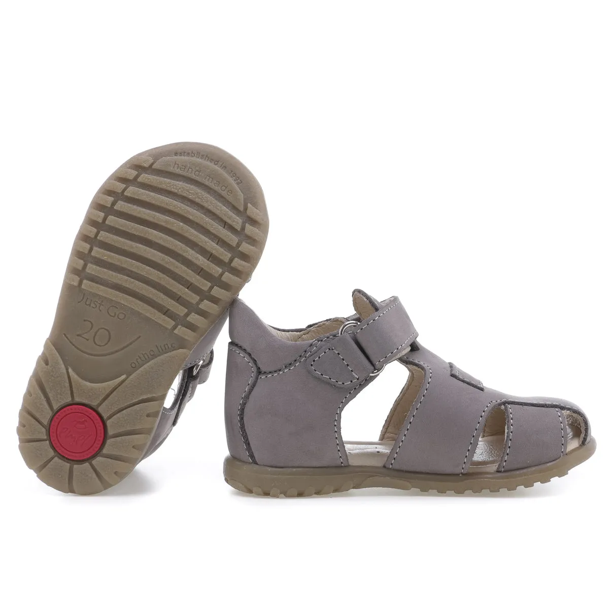 (2199-15) Emel grey closed sandals