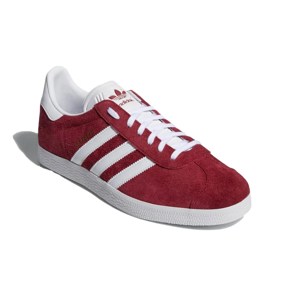 Adidas Men's Gazelle Burgundy/White