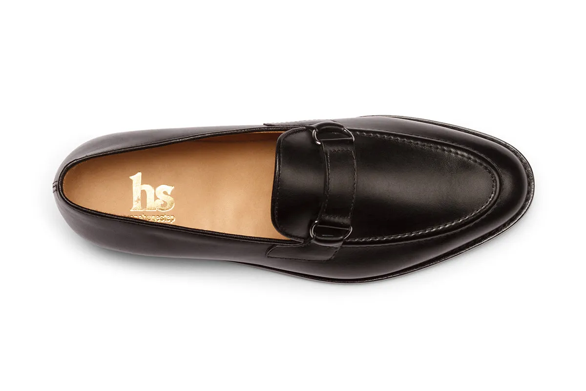 Apron Loafer With Trims-Bl