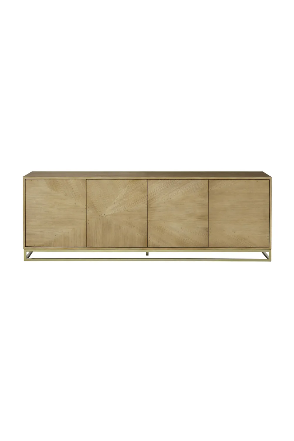 Ash Brass Studded Sideboard | Andrew Martin William