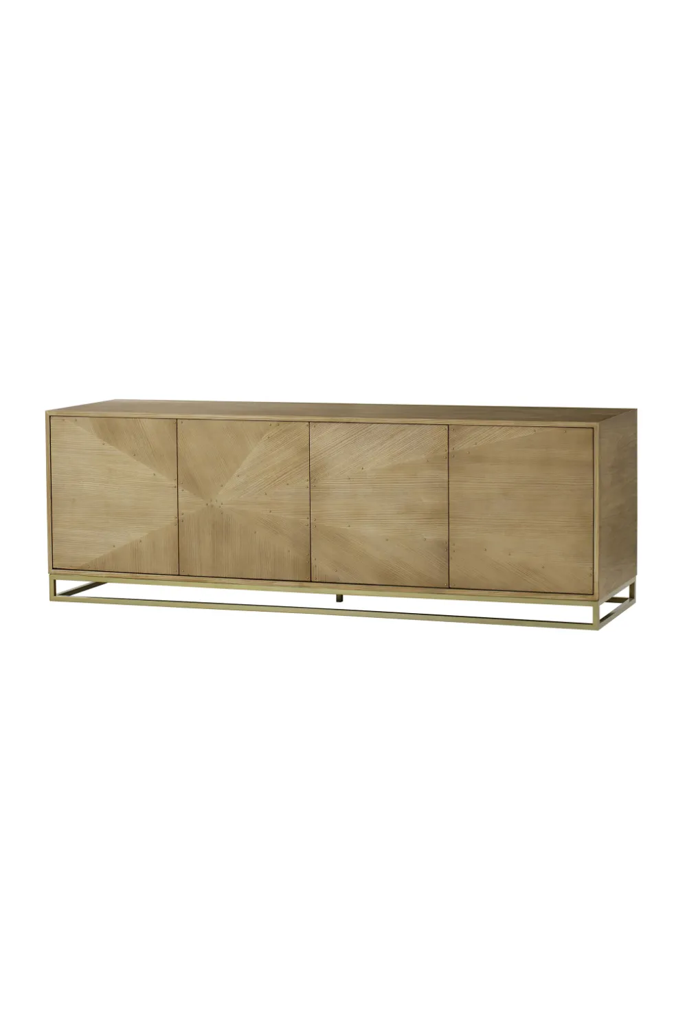 Ash Brass Studded Sideboard | Andrew Martin William