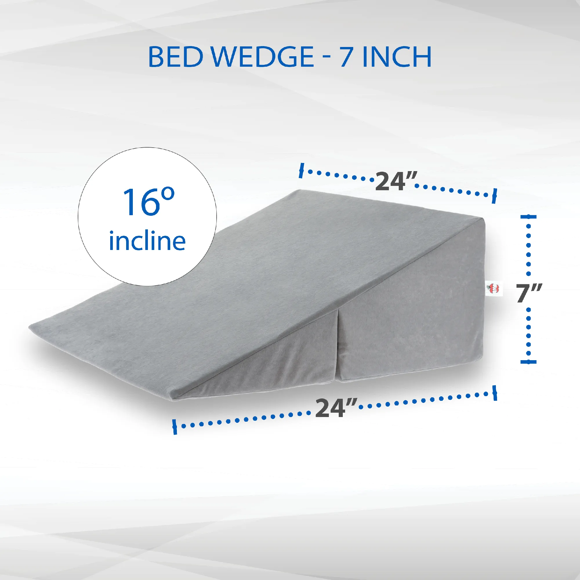 Bed Wedge, Foam Incline Cushion for Acid Reflux