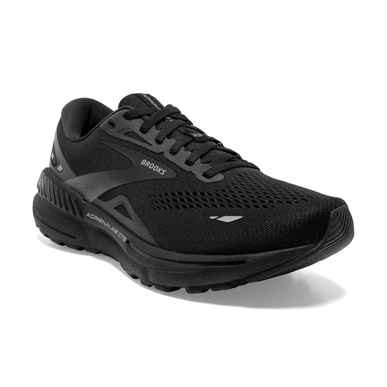 Brooks Adrenaline GTS 23 Extra Wide (Mens) - Black/Black/Ebony