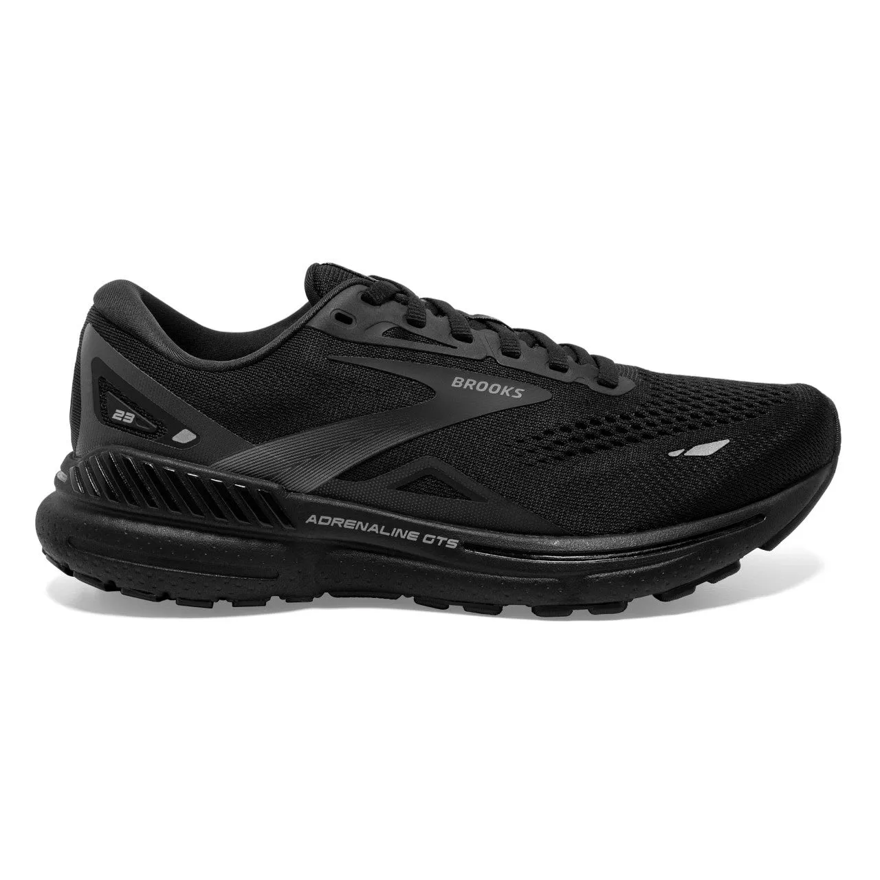 Brooks Adrenaline GTS 23 Extra Wide (Mens) - Black/Black/Ebony