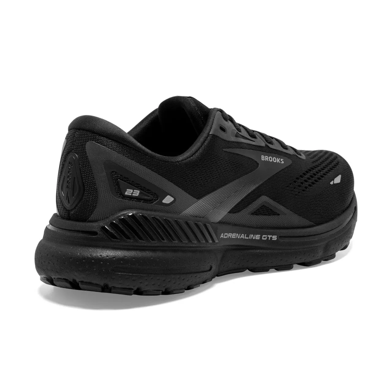 Brooks Adrenaline GTS 23 Extra Wide (Mens) - Black/Black/Ebony