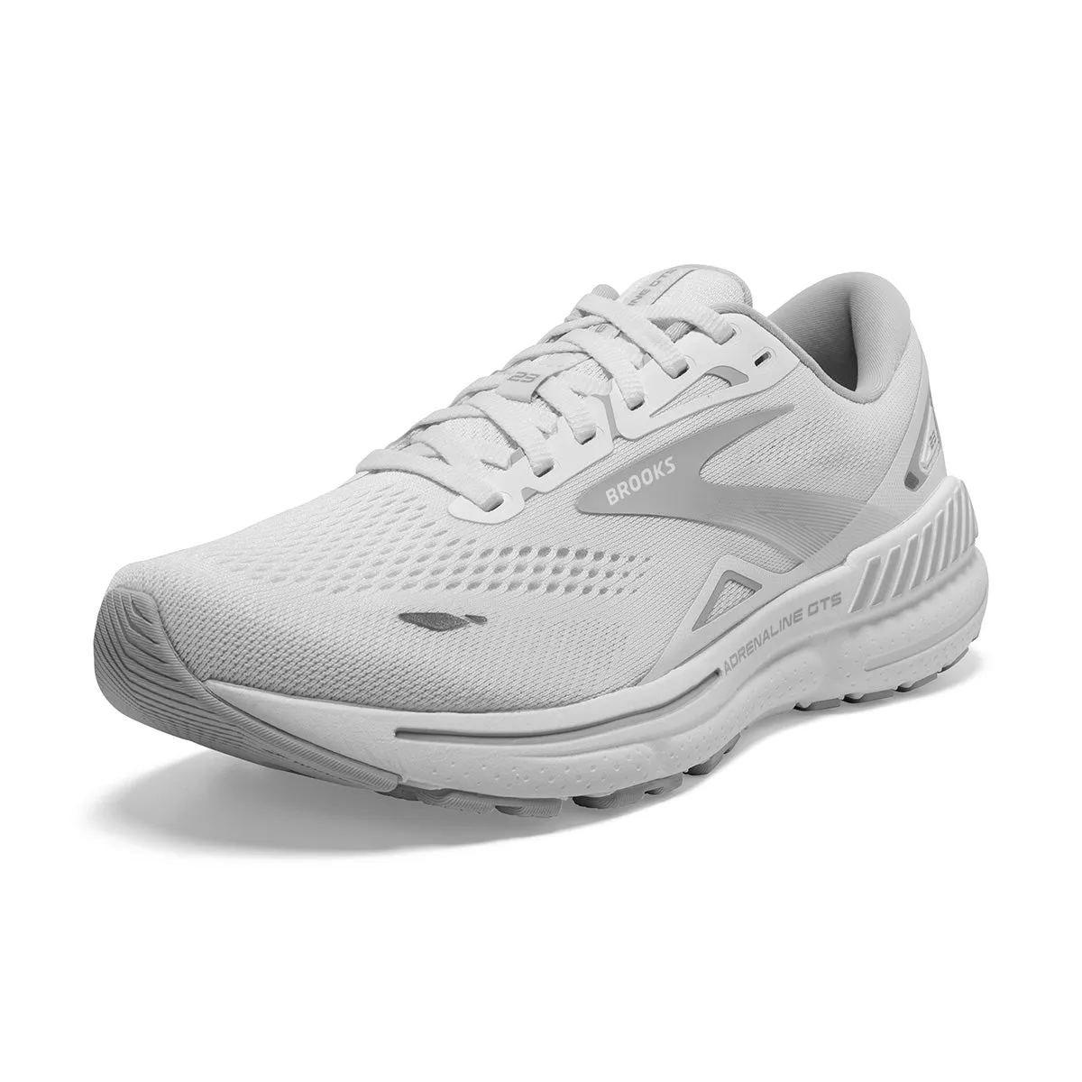 Brooks Adrenaline GTS 23 Womens | White/oyster/silver