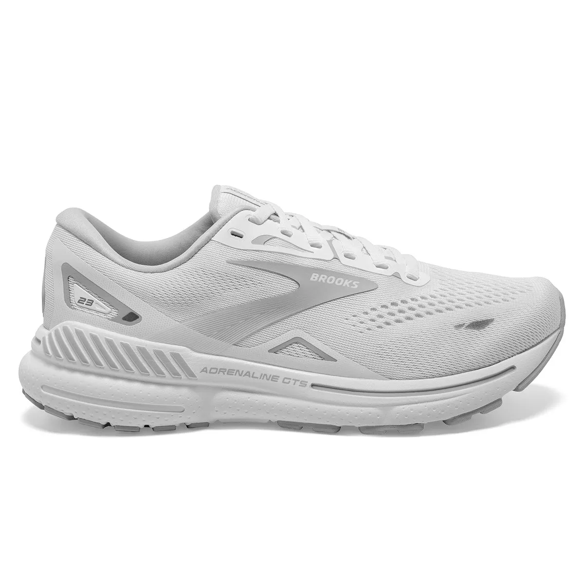 Brooks Adrenaline GTS 23 Womens | White/oyster/silver