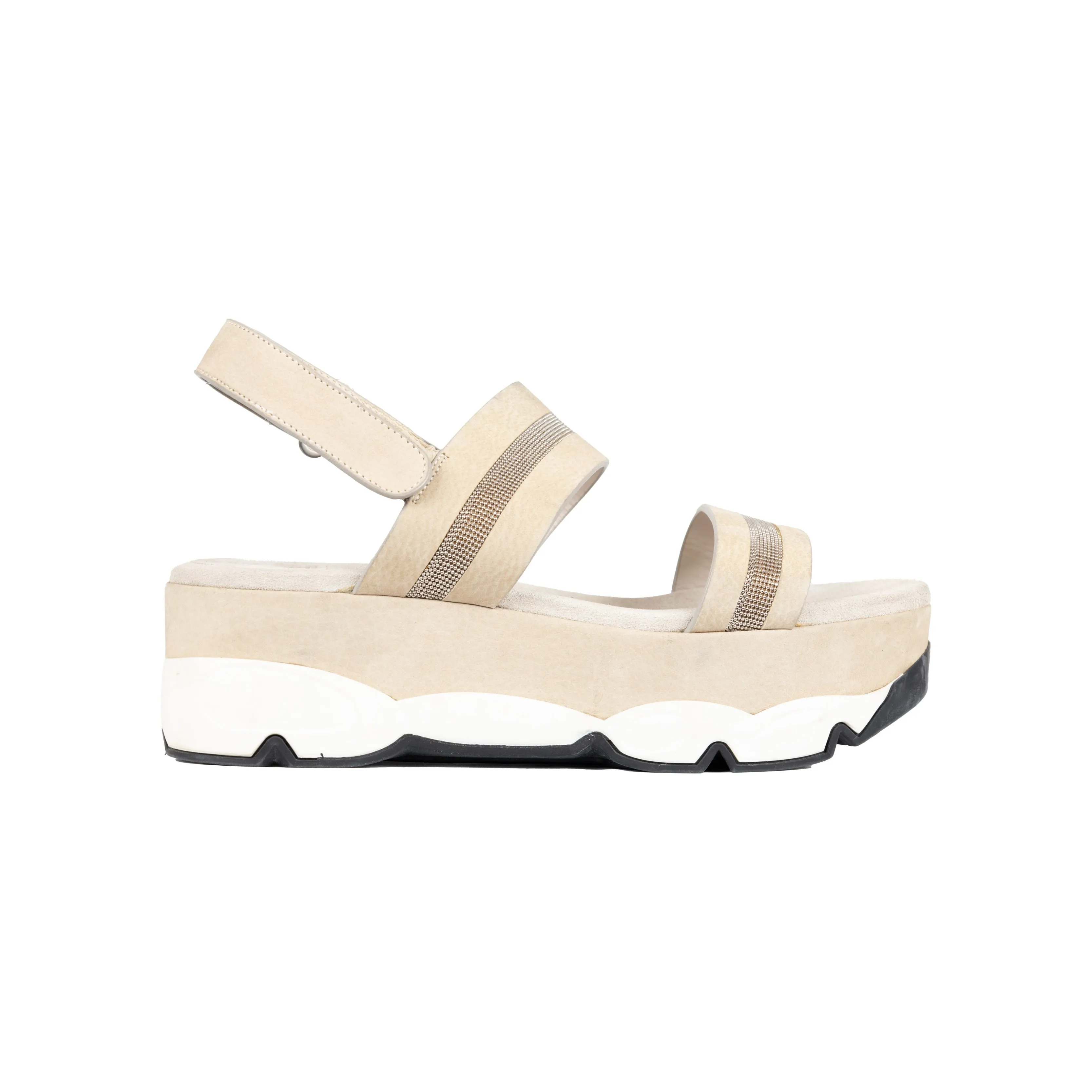 Brunello Cucinelli Wedge Sandals with Straps - '10s