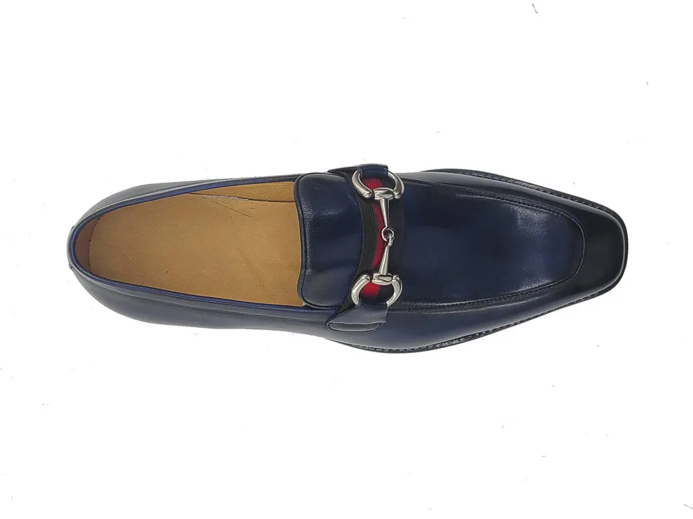 Burnished Calfskin Slip-On Loafer