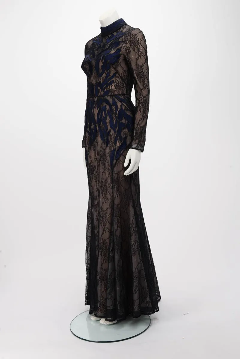 Camilla & Marc Black & Blue Coco Gown Dress