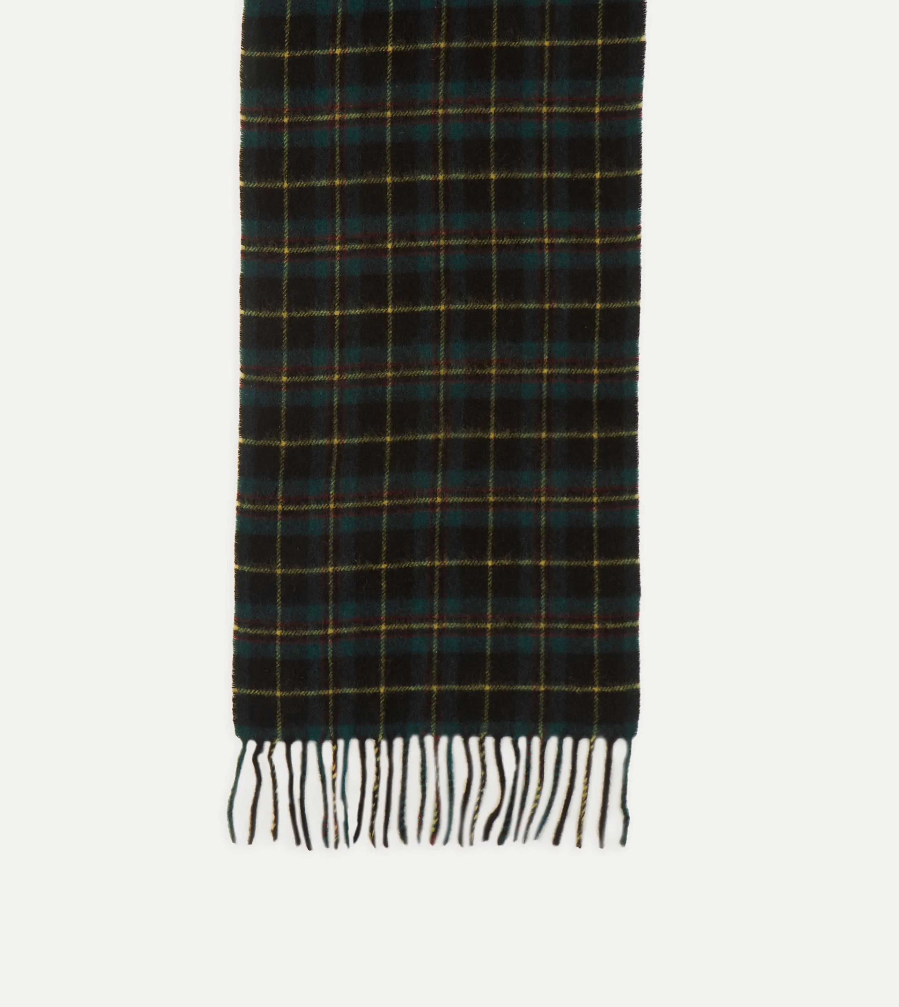 Campbell Tartan Lambswool Washed Check Scarf