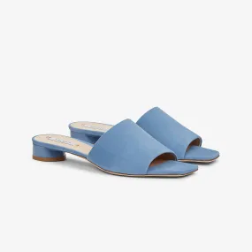 Carter Slide - Suede :: Sky Blue