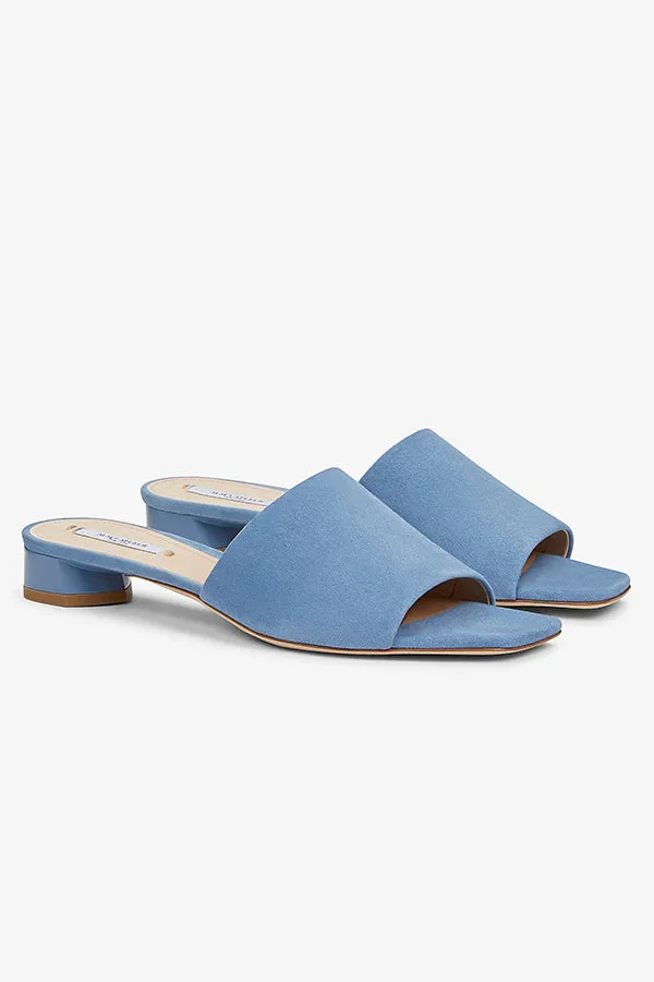 Carter Slide - Suede :: Sky Blue