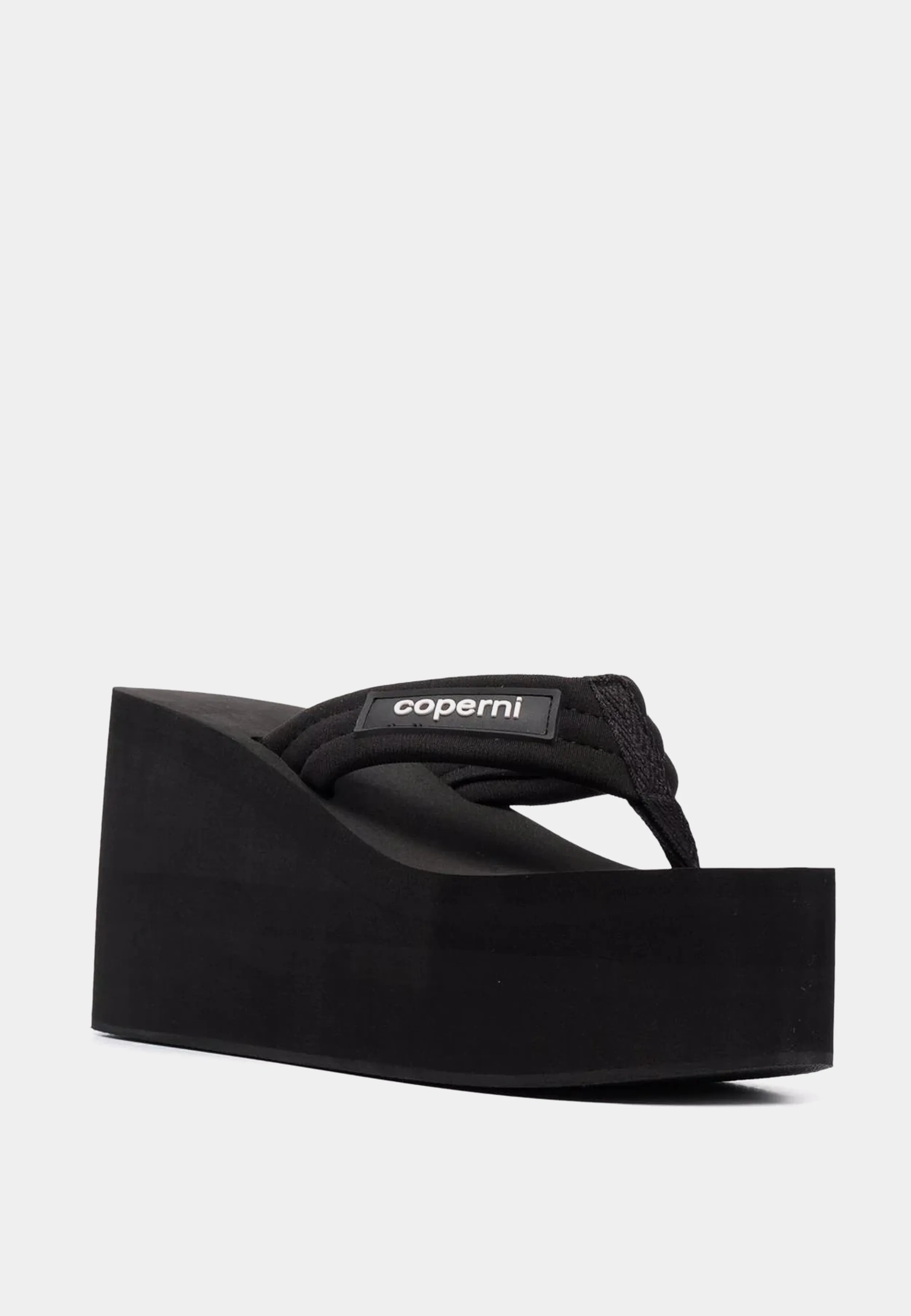 Coperni Branded Wedge Sandal Black