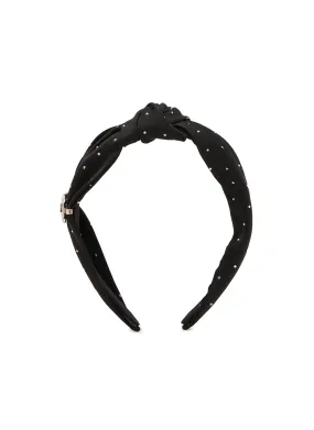 CRYSTAL EMBELLISHED CLIP HEADBAND