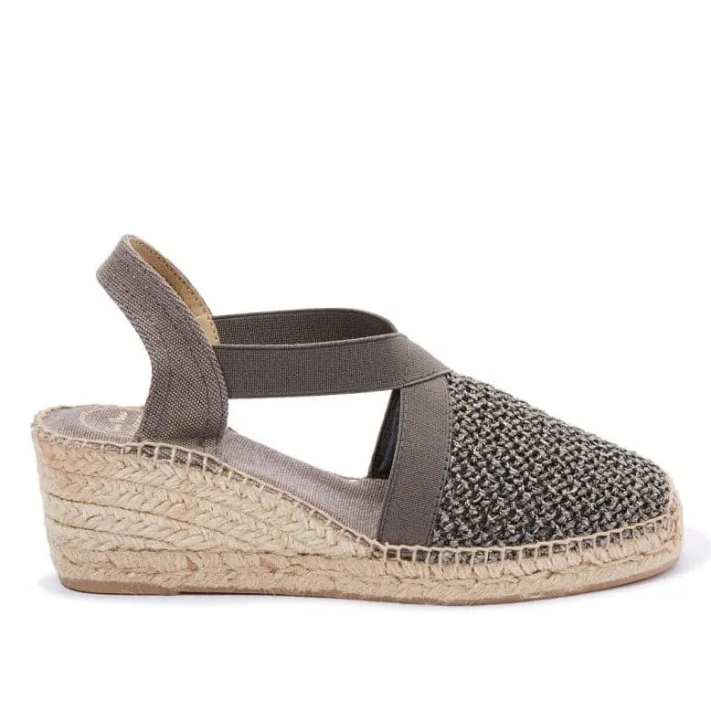 Embroidered Wedge Espadrille for Women - Terra-RA