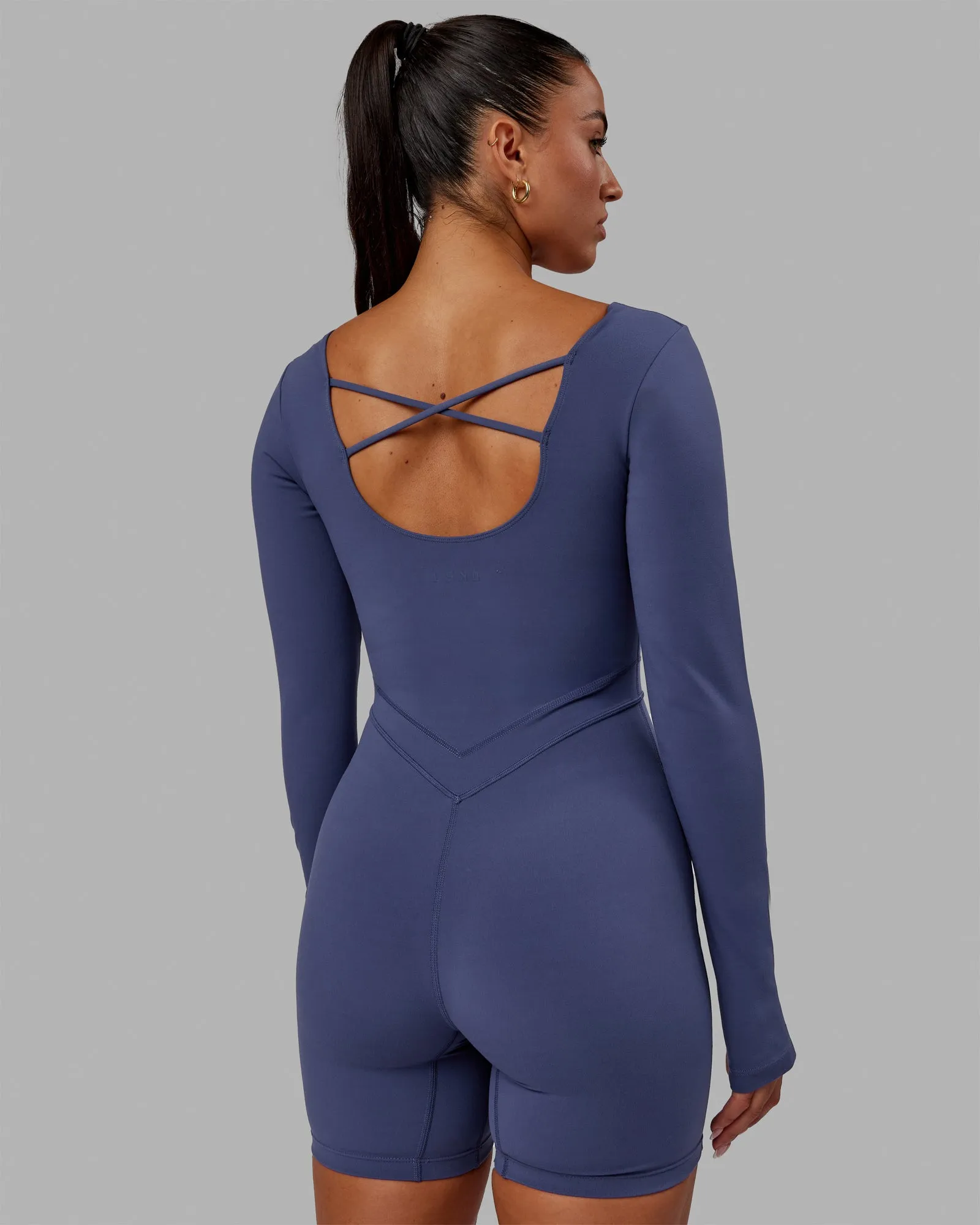 Focus Long Sleeve Bodysuit - Future Dusk