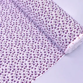 Great Value - Wide Width Floral Cotton - Fried Egg Flower - Purple