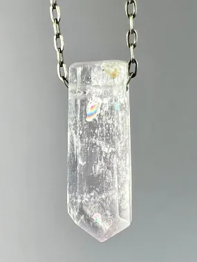 Kunzite Crystal Necklace