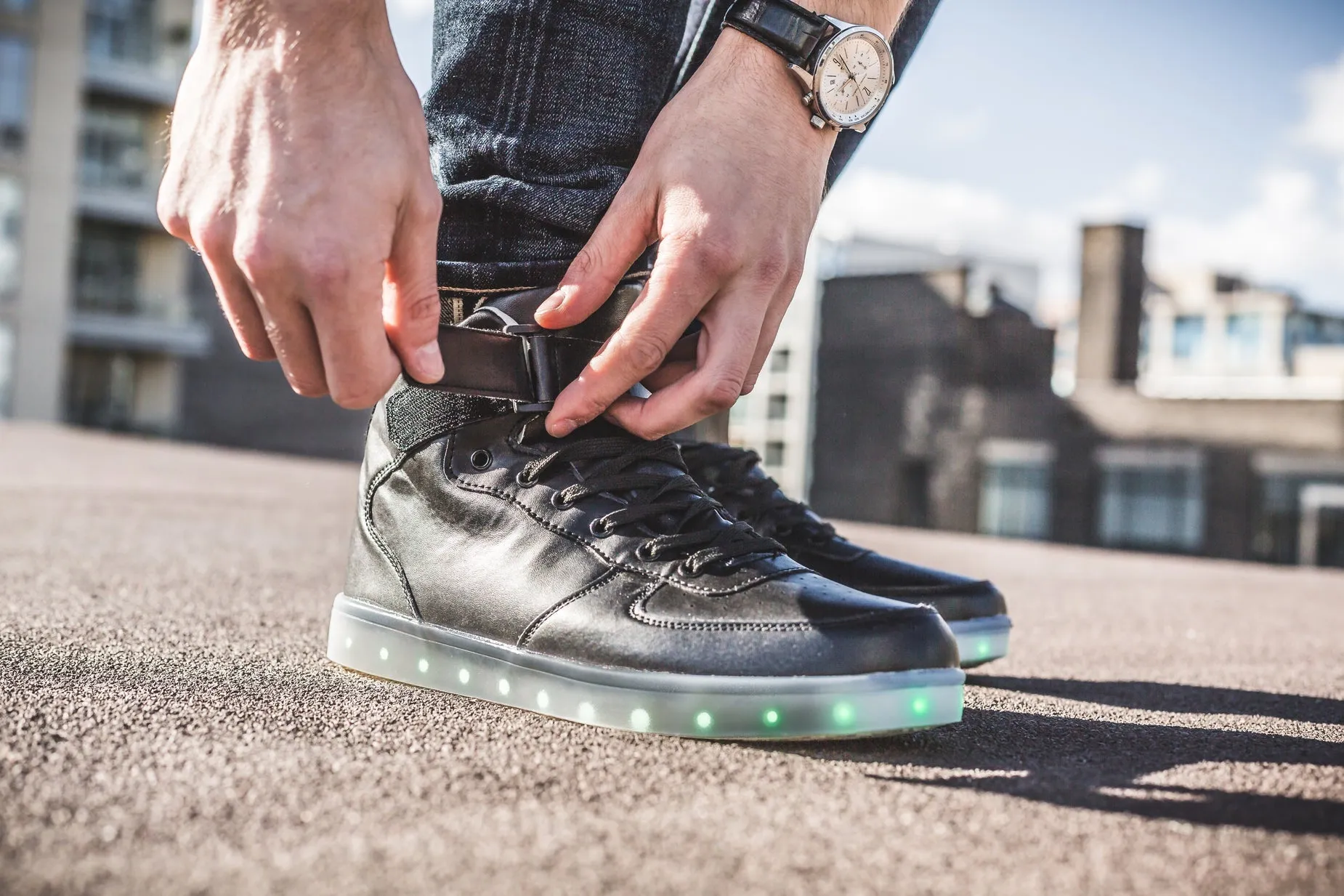 Men's Glowing High-Tops