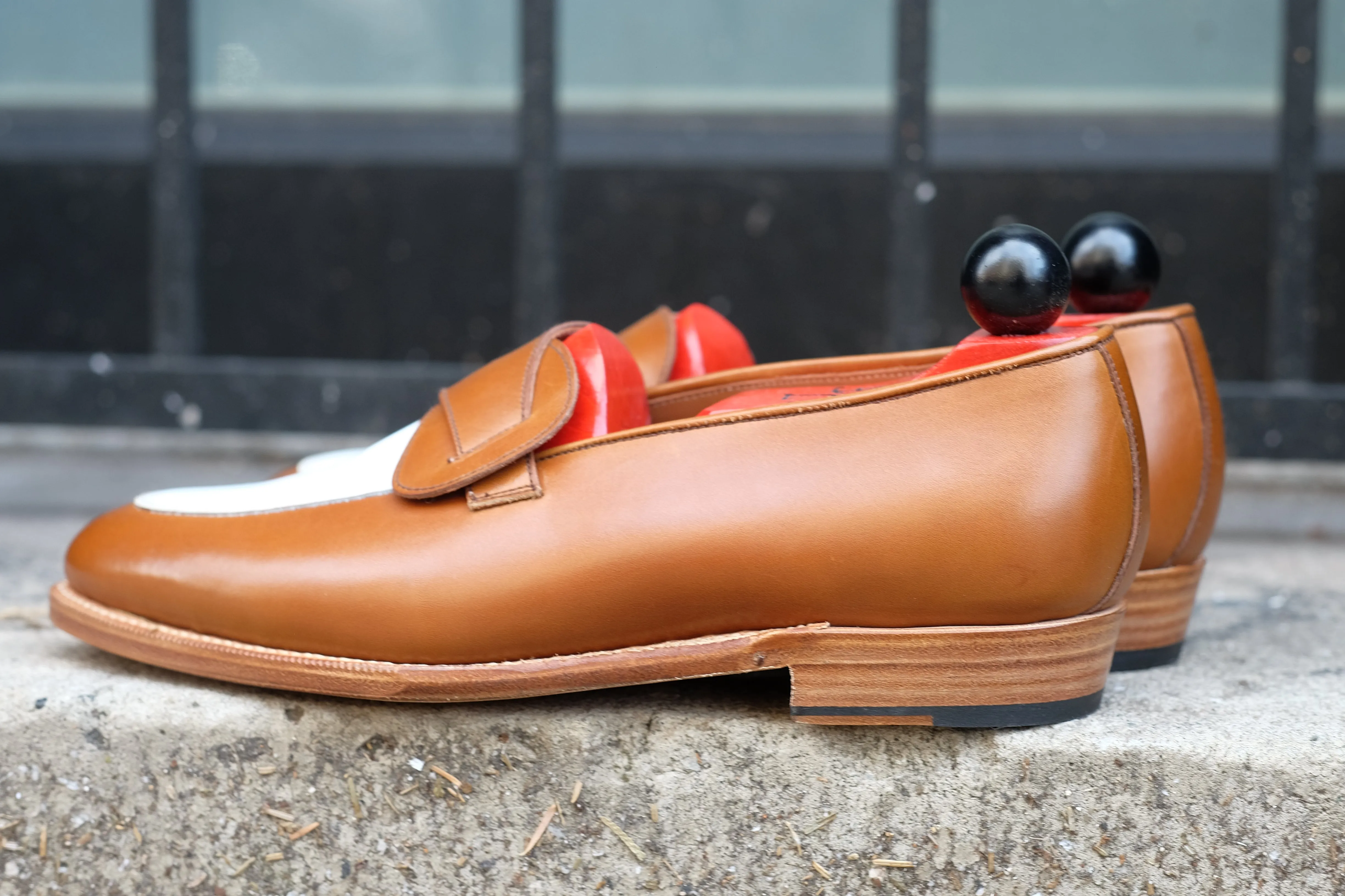 Meridian - MTO - Maple Calf / White Calf - TMG Last - Single Leather Sole