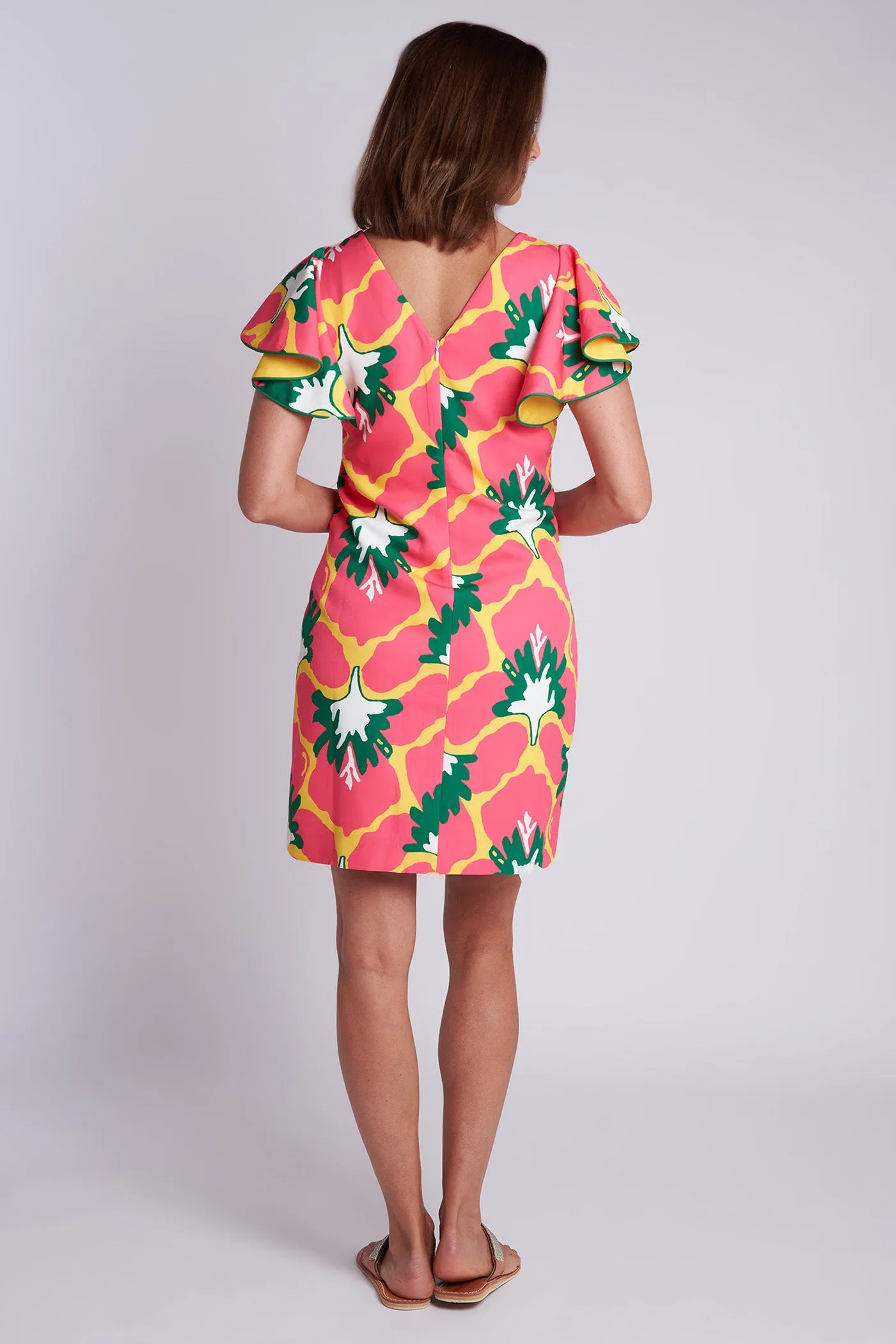 Ollie Dress - Iris Hot Pink