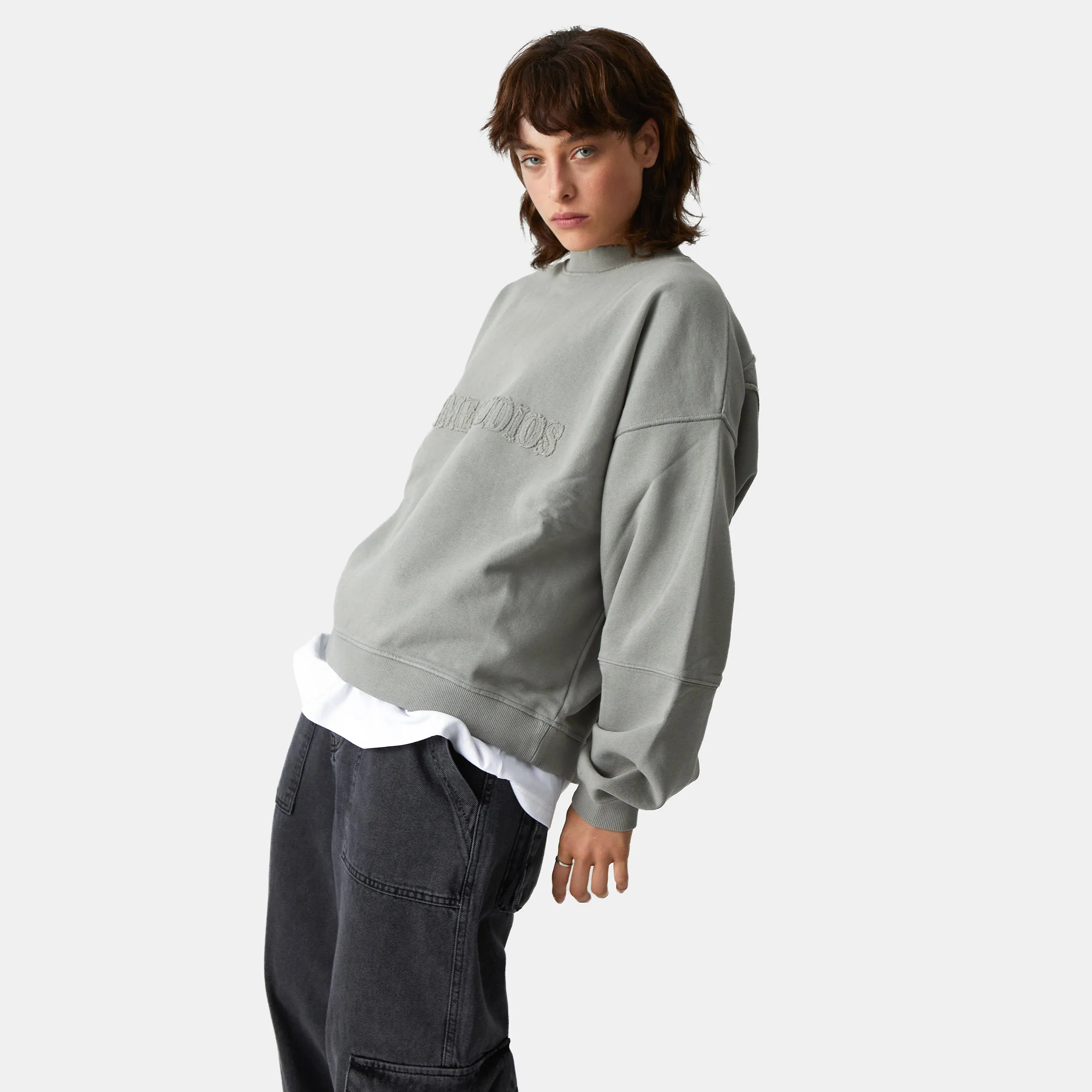 Puzzle Pebble Oversized Crewneck