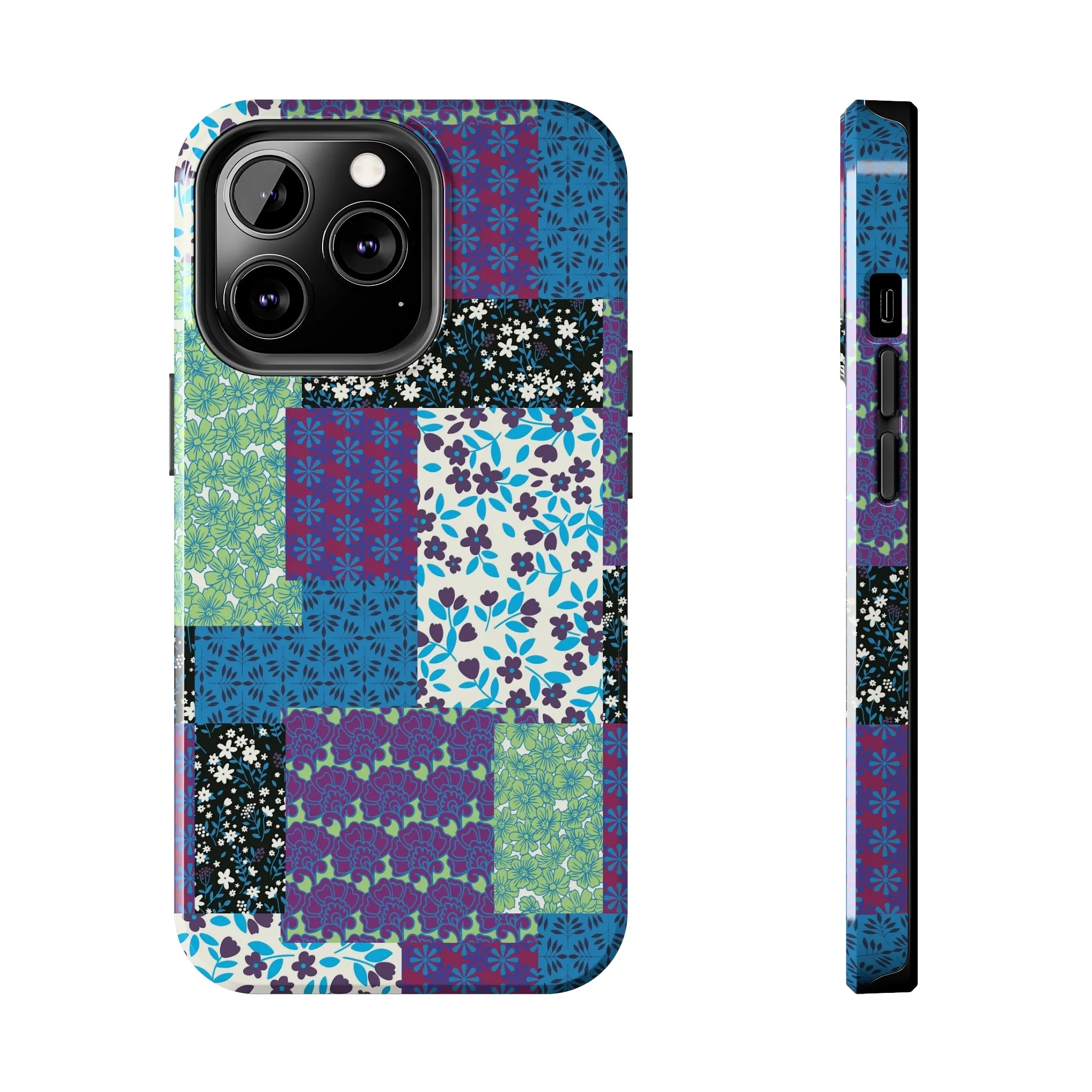 Quilted Comfort | Purple Patchwork Case