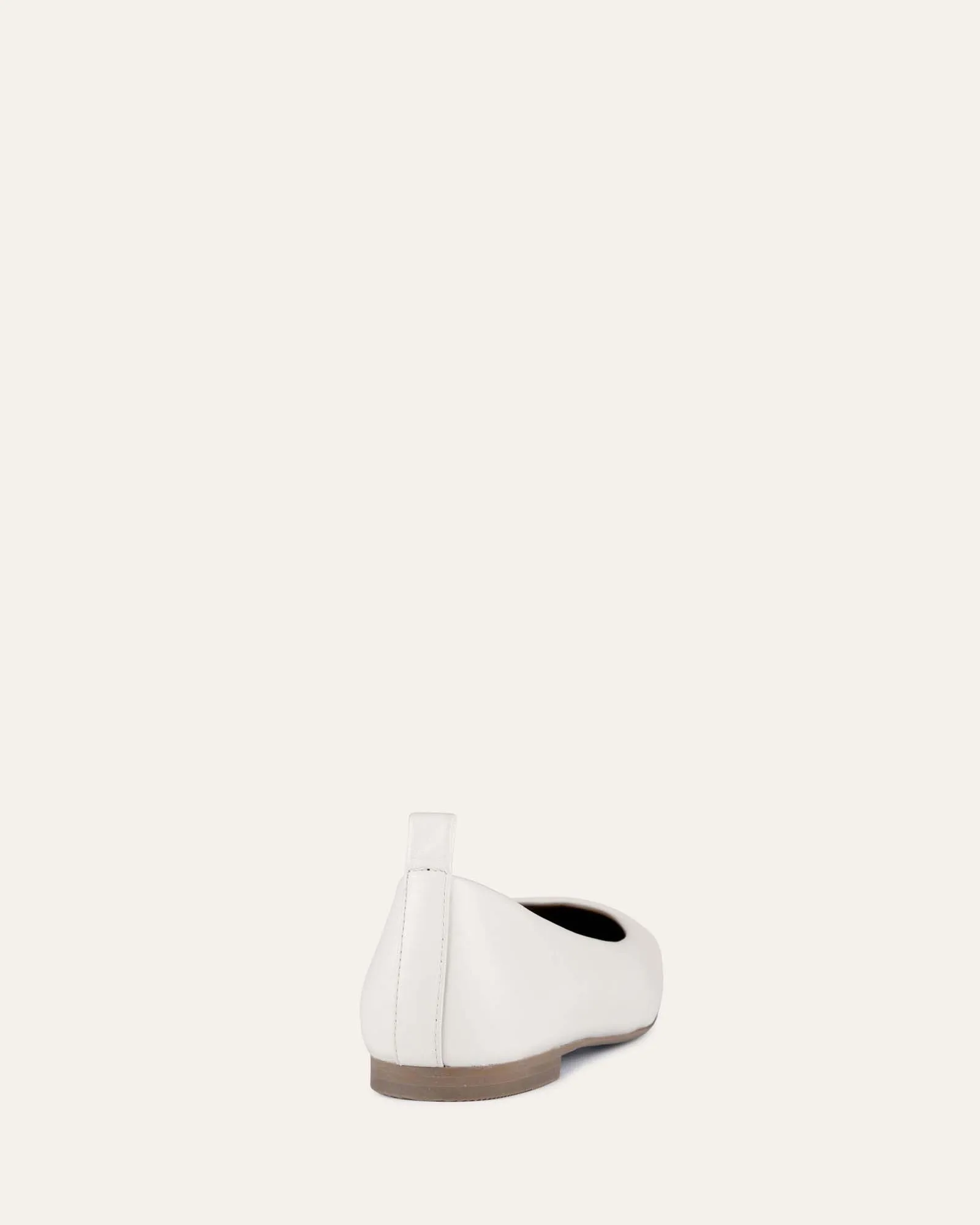 SIERRA CASUAL FLATS OFF WHITE LEATHER