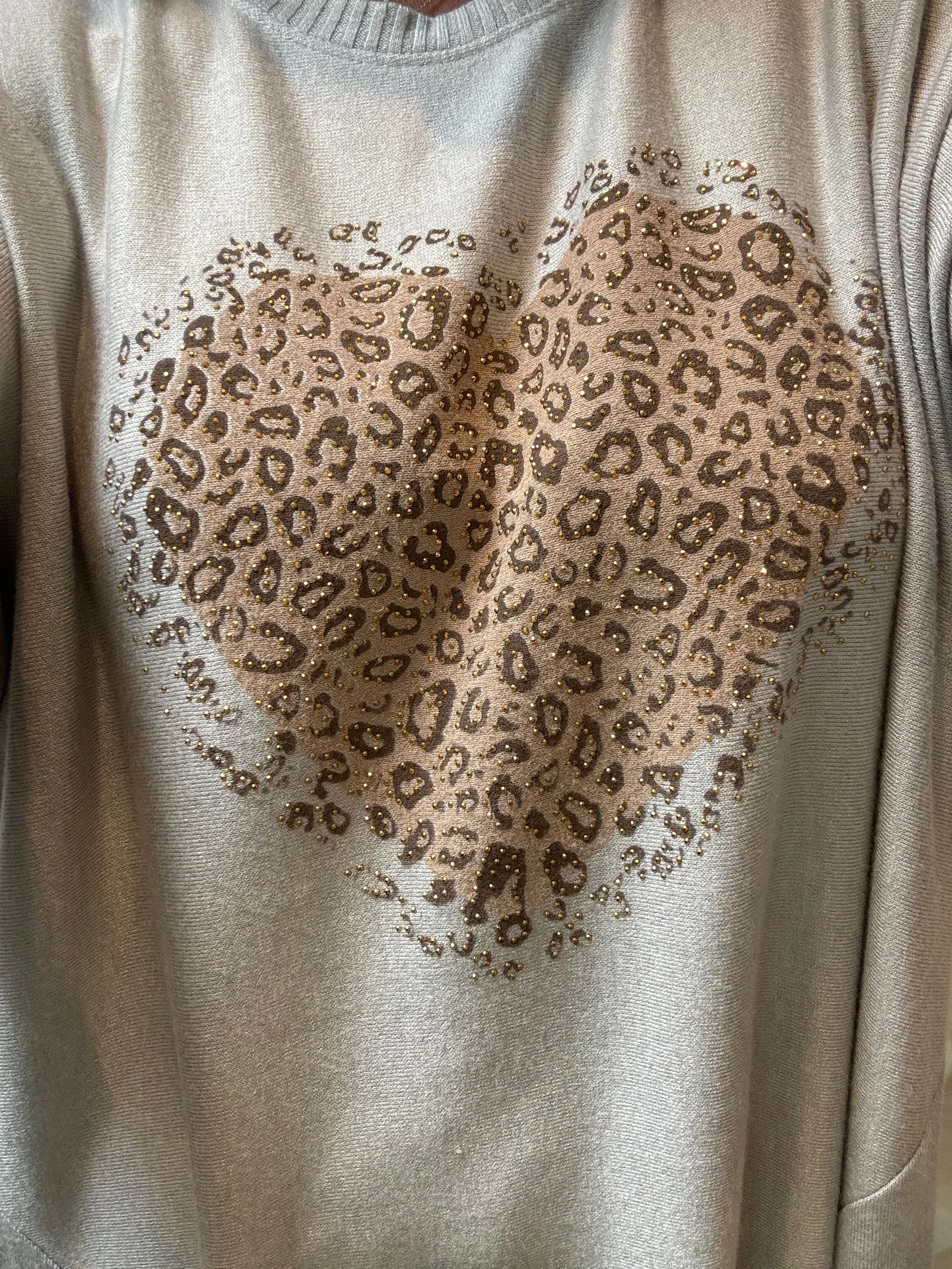 Soft touch heart Jumper