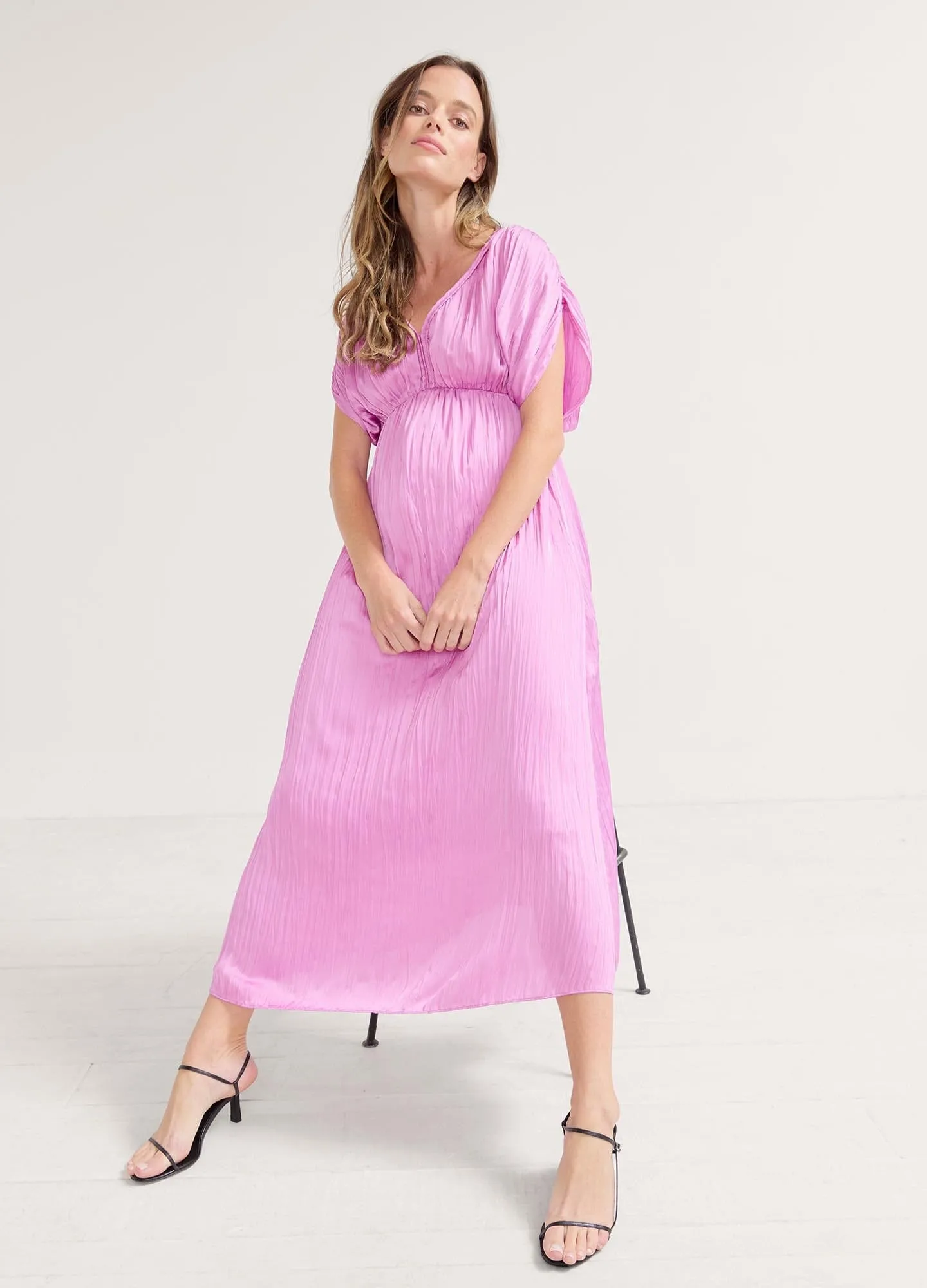 The Winslet Pleated Maxi Dress