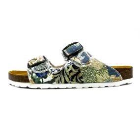 Thora 2-Buckle Sandals | Patchwork Blossom 05 EU40/US10