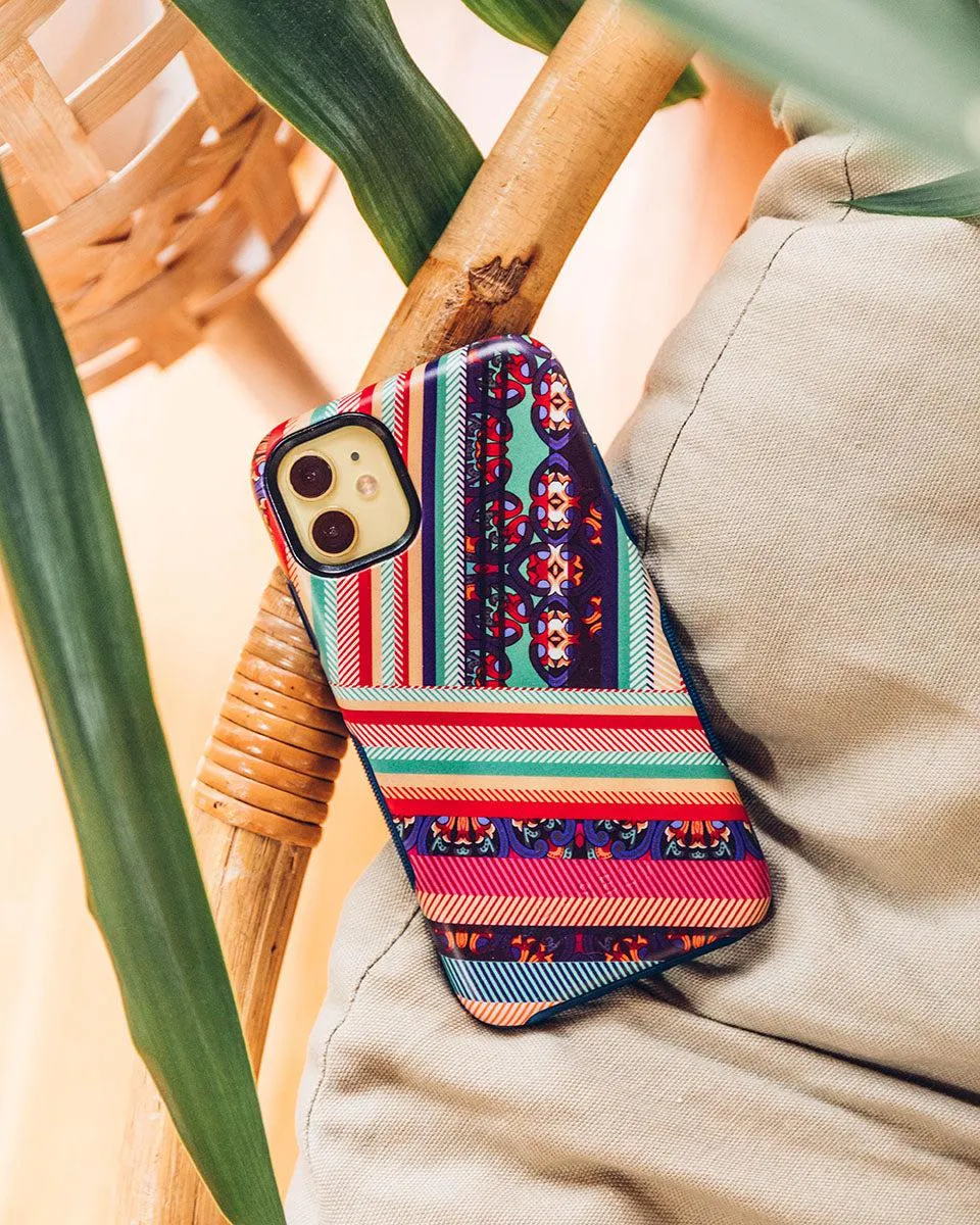 Wearing Layers | Layered Patchwork iPhone Case